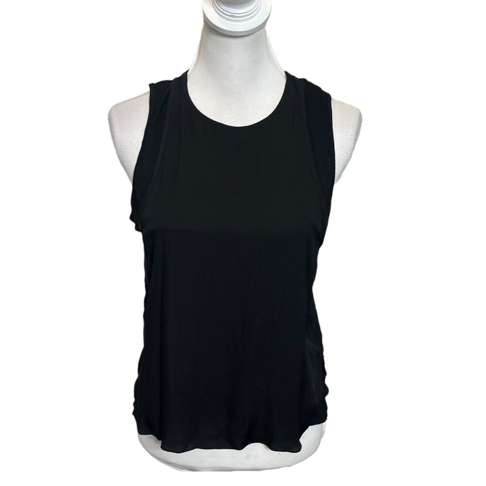 3/$30 Sachin + Babi Hi Low Sleeveless Top Tank Silk Lightweight Blouse Womens  M